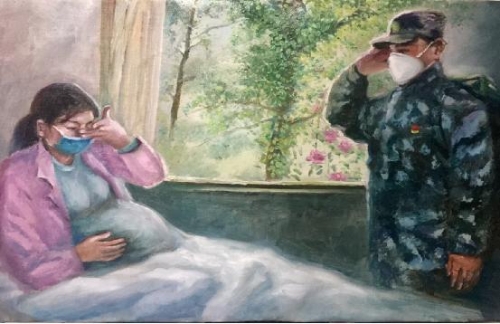 【奮戰“疫”線(xiàn) 戰“疫”有我】魯甸參戰老兵執筆作畫(huà)助力抗擊新冠肺炎疫情-云南能投軍創(chuàng  )產(chǎn)業(yè)投資有限公司