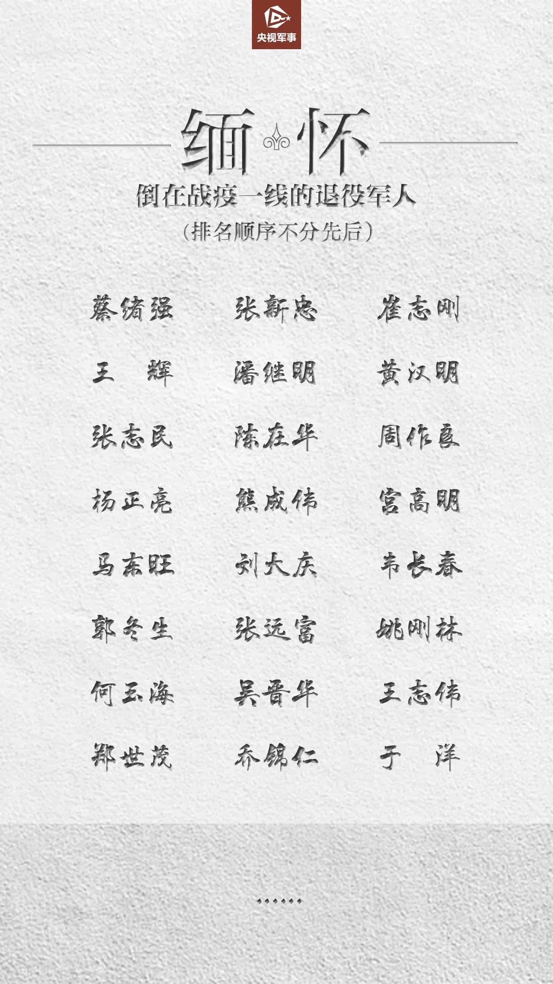 心痛！這些老兵，倒在戰“疫”一線(xiàn)……