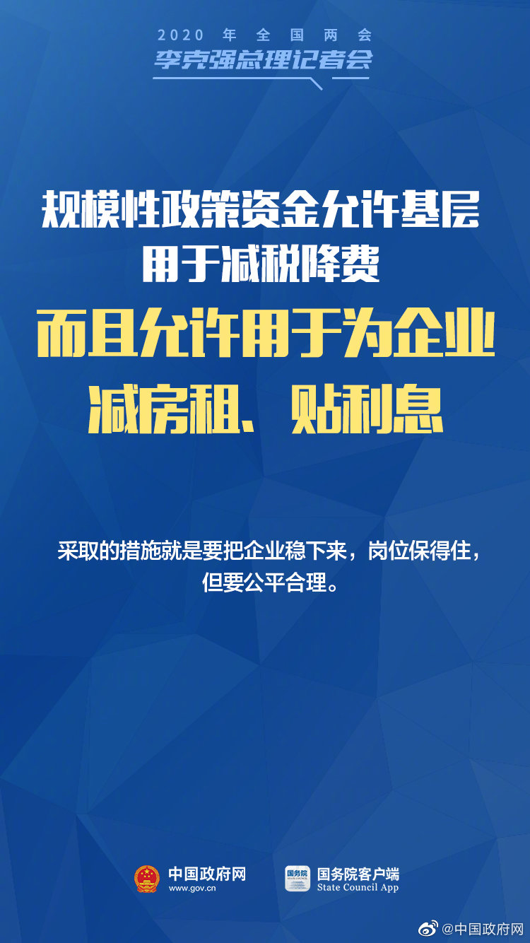 中小微企業(yè)、個(gè)體戶(hù)，總理記者會(huì )有給你們的支持！