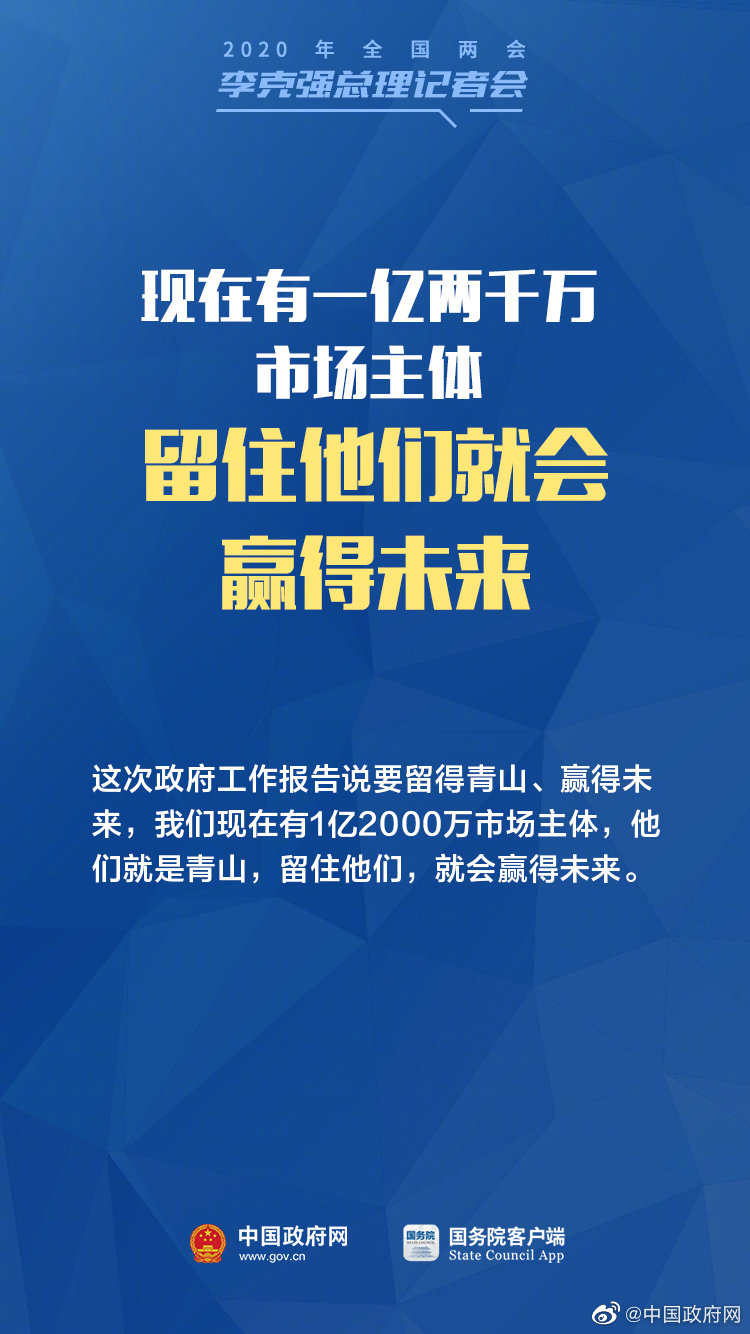 中小微企業(yè)、個(gè)體戶(hù)，總理記者會(huì )有給你們的支持！