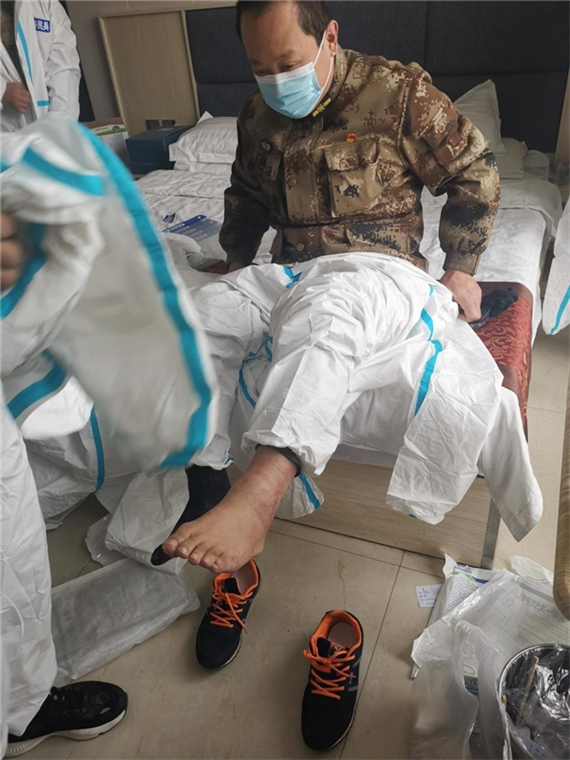 退役軍人趙燕飛：疫情不退，我們不退